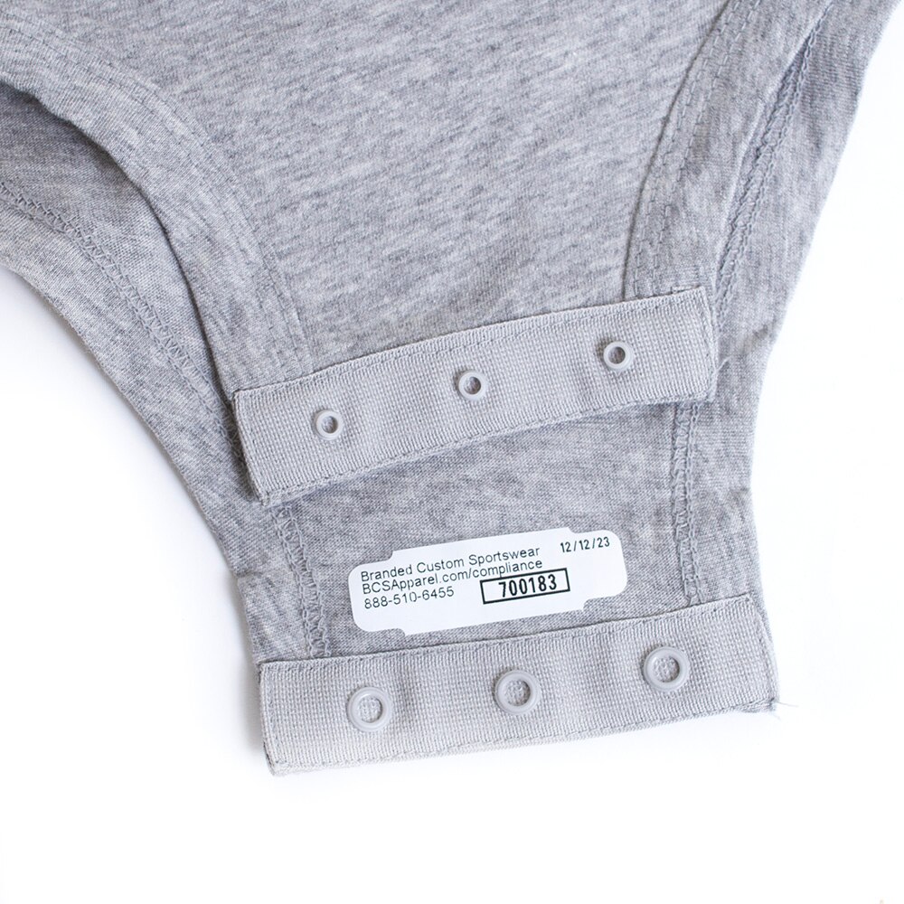 Fighting Duck, Nike, Grey, Onesies, Cotton, Kids, Infant, 2023, 779938